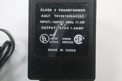 New Ault T41091000A020C 9VAC 1000mA AC DC Power Supply Adapter Charger - Click Image to Close